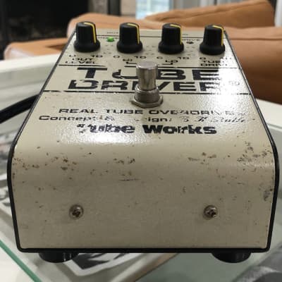 tube works tube driver 4ノブ Tube Works Driver 4-Knob Vacuum Tube Overdrive Pedal Vintage