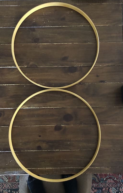 Bass Drum Hoops Maple 20” Amber Reverb