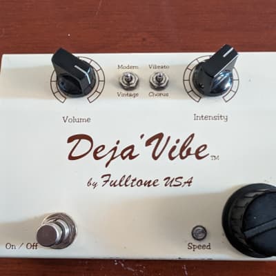 Fulltone Mini Deja Vibe 2010s - White for sale