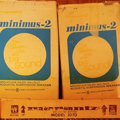 Vintage Realistic Minimus 2 Acoustic Suspension Speaker Solid