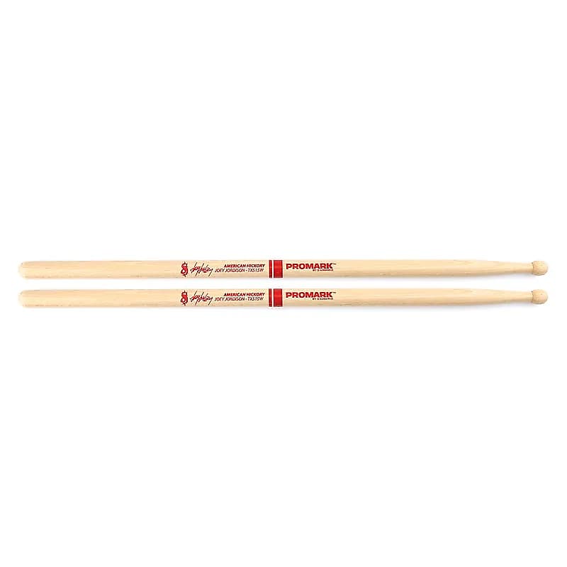 Pro-Mark TX515W Hickory 515 Joey Jordison Wood Tip Drum Sticks image 1