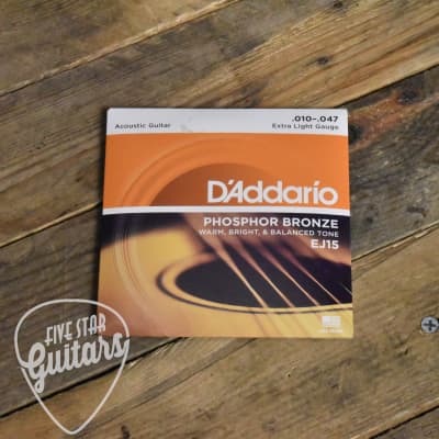 D'Addario EJ15 Acoustic Strings 10-47 image 2