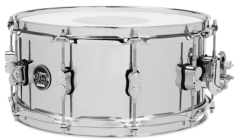 Drum Workshop Chrome Over Steel 6.5x14" Snare Drum image 1