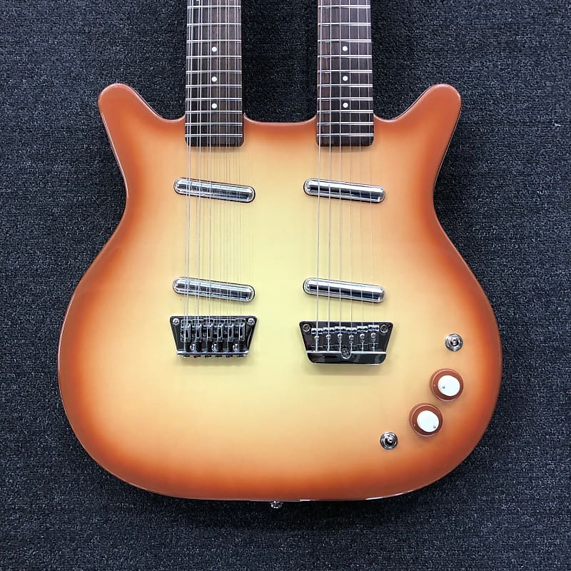 Danelectro Doubleneck 6/12 - Copper Burst | Reverb