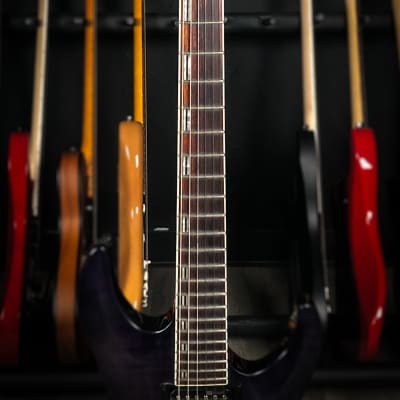 ESP LTD H-200FM Electric Guitar - See Thru Purple image 3