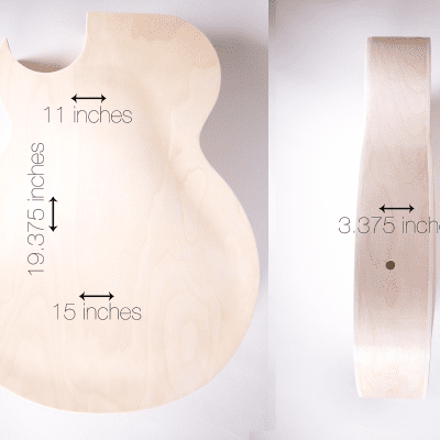175 - Sharp Arch Electric Guitar Kit image 3