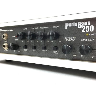 Ampeg PB-250 PortaBass 250-Watt Bass Amp Head 2002 - 2004 - Black image 6
