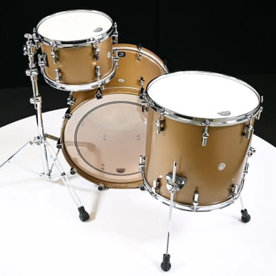 Sonor SQ1 22" 3-piece Shell Pack - Satin Gold Metallic image 2