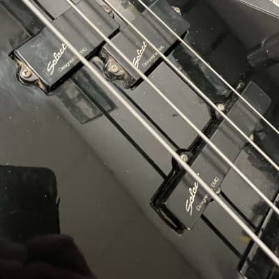 B.C. Rich NJ Series Warlock Bass 80s - Black image 8