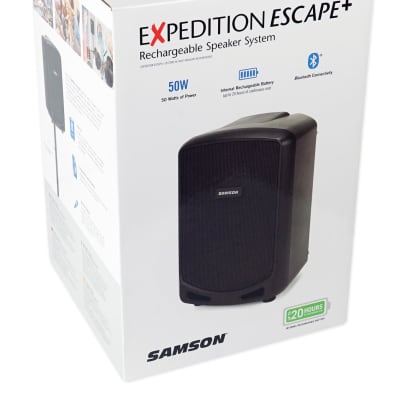 Samson Expedition Escape+ 50w 6" Portable PA Rechargeable Speaker Bluetooth/USB image 12