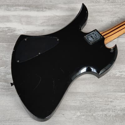 1980's BC Rich Japan NJ Series MB-857 Mockingbird Bass (Black) image 11