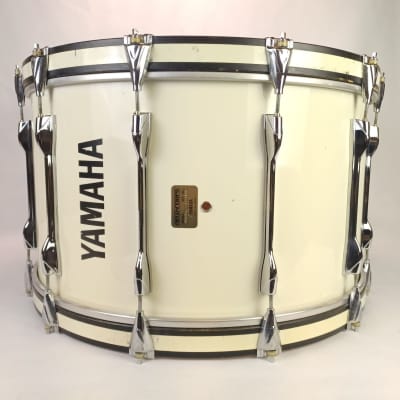 Yamaha 14x26"Field Corps Bass Drum Piano White MB826U Japan Vintage 80s Marching
