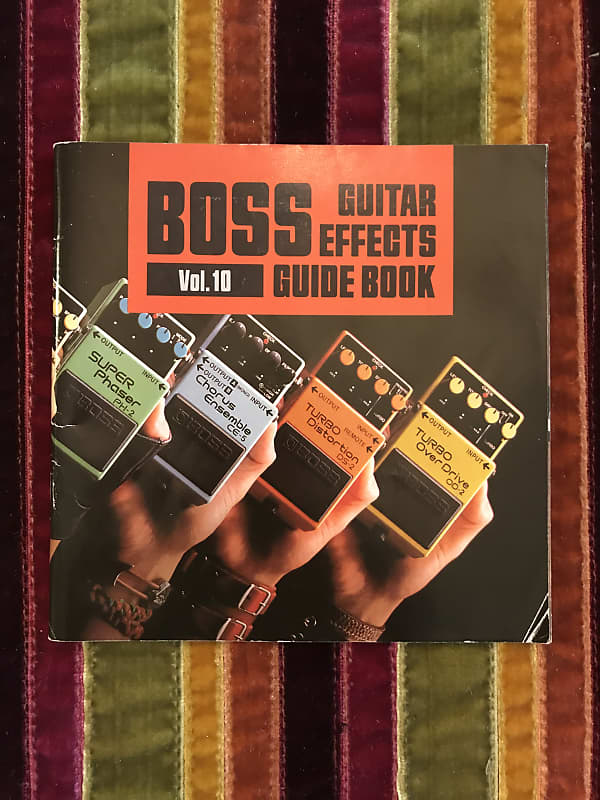 Boss Guitar effects guide book Vol.10 1994 Multi Reverb