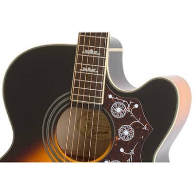 Epiphone EJ-200SCE Southern Jumbo Acoustic/Electric Guitar 2010s - Vintage Sunburst image 2