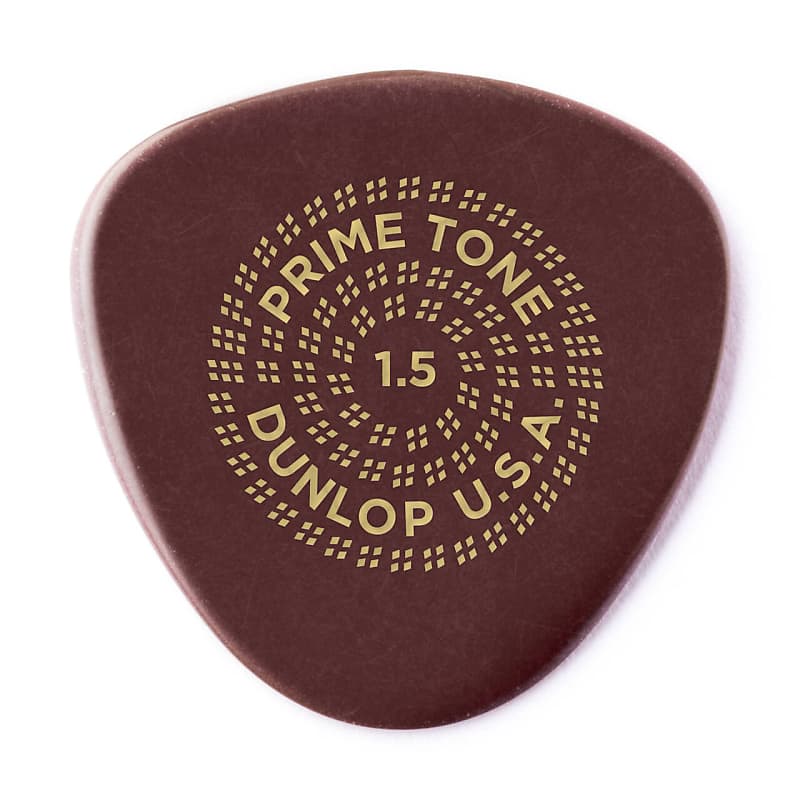 Dunlop 515P150 Primetone Semi-Round Smooth Pick 1.5mm (3-Pack)