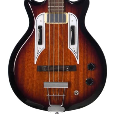 Airline Pocket Mahogany Body Bolt-on Maple Modern C Shape Neck 4-String Electric Bass Guitar image 4
