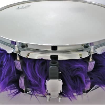 Sound Percussion 14" x 5" Purple Furry Snare Drum image 1