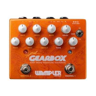 Reverb.com listing, price, conditions, and images for wampler-gearbox-andy-wood-signature-overdrive