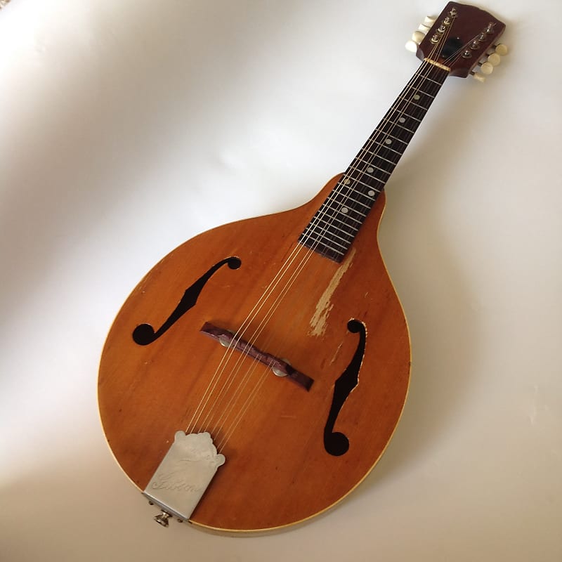 Gibson Mandolin A-50 (A-40?) 1940's Natural Refinish | Reverb