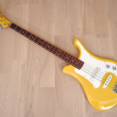 2012 Yamaha SBV-500 Flying Samurai Bass Guitar Vintage Yellow Near Mint w/ Hangtags image 11