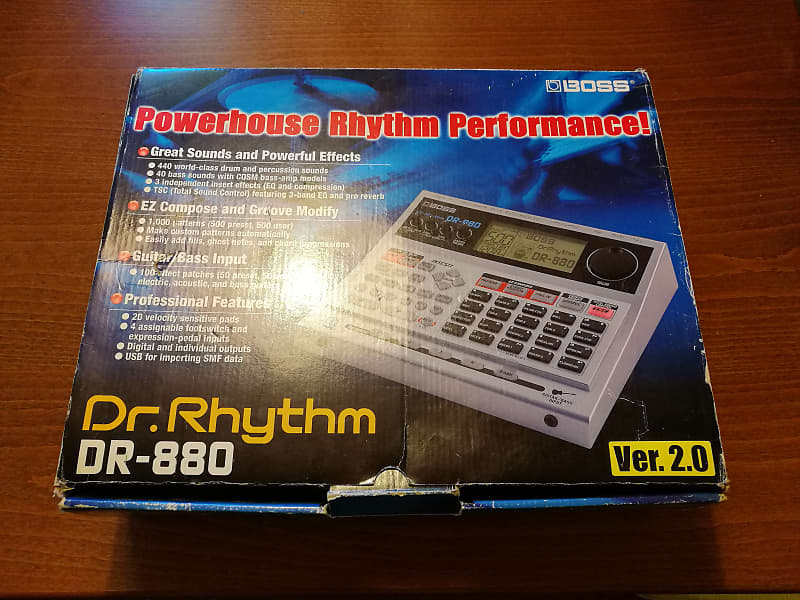 Boss DR-880 Dr. Rhythm (+ Boss FS-6 Dual Foot Switch) | Reverb