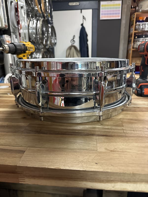 Sonor Teardrop D424 Ferro Manganese 14x5” Snare Drum 1960s Reverb
