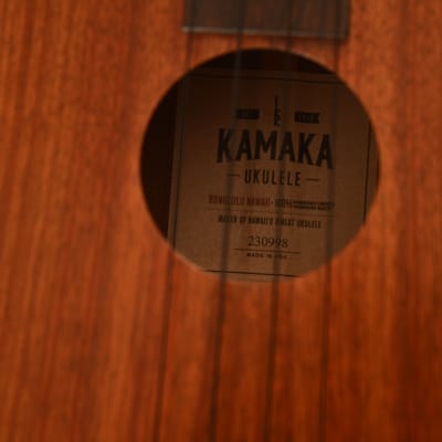 Kamaka Tenor Electric Ukulele HF-3 - Solid Hawaiian Koa image 4