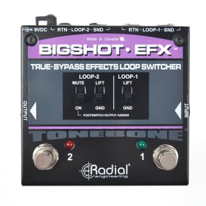 Radial Bigshot EFX True-Bypass Effects Loop Switcher V2