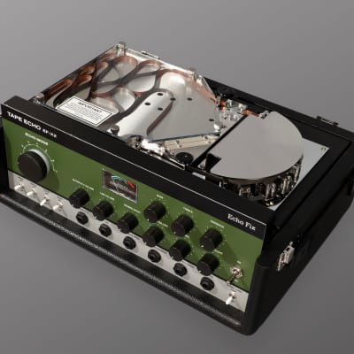 Echo Fix EF-X2 2024 - “STORE DEMO MODEL” - Black / Green. Tape Echo w/  Spring Reverb & DSP Reverb & Chorus. NEW (Authorized Dealer) image 3