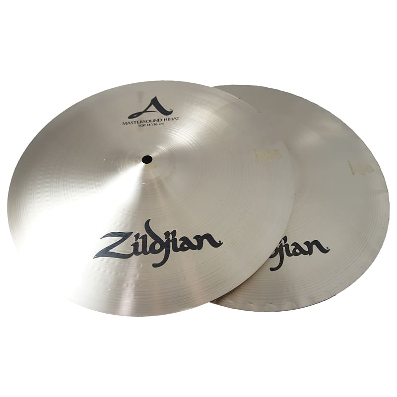 Zildjian 14" A Series Mastersound Hi Hats in Pair - HiHat Drumset Cymbals A0123 image 1