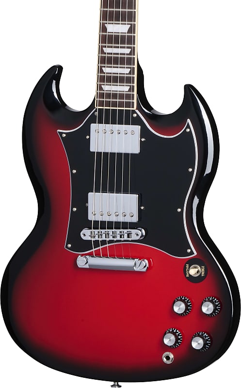 Gibson SG Standard Cardinal Red Burst w/case | Reverb