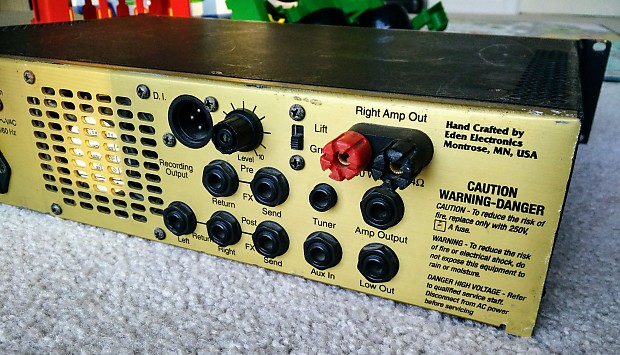 Eden WT-600 Road Runner Bass Amplifier, Tube Preamp | Reverb