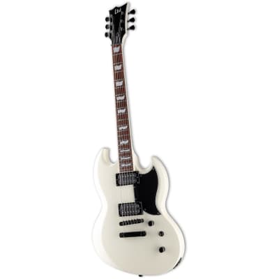 ESP LVIPER256OW 6 String LTD Viper 256 Electric Guitar - Olympic White, Right image 3