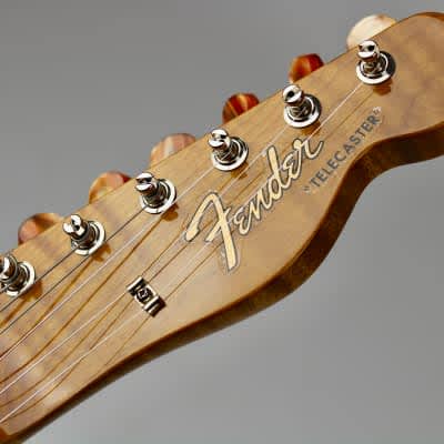Fender Custom Shop Artisan Thinline Telecaster 2021 4A Flame Koa Top 4A Flame Maple Neck image 20