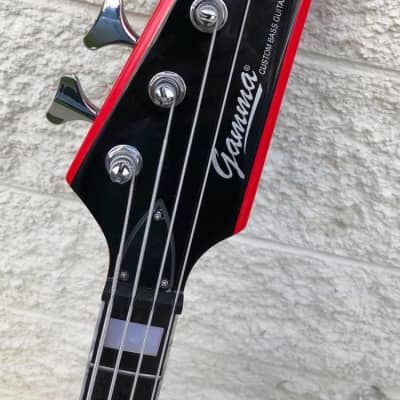 GAMMA Custom Bass Guitar G21-01, Epsilon Model, Tuscany Red image 12