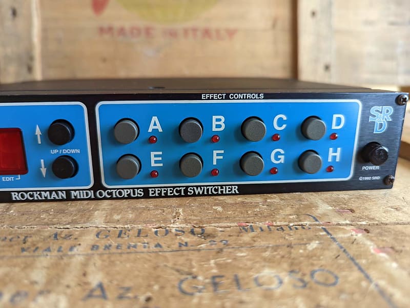 Rockman Midi Octopus Effect Switcher 1993 blue face