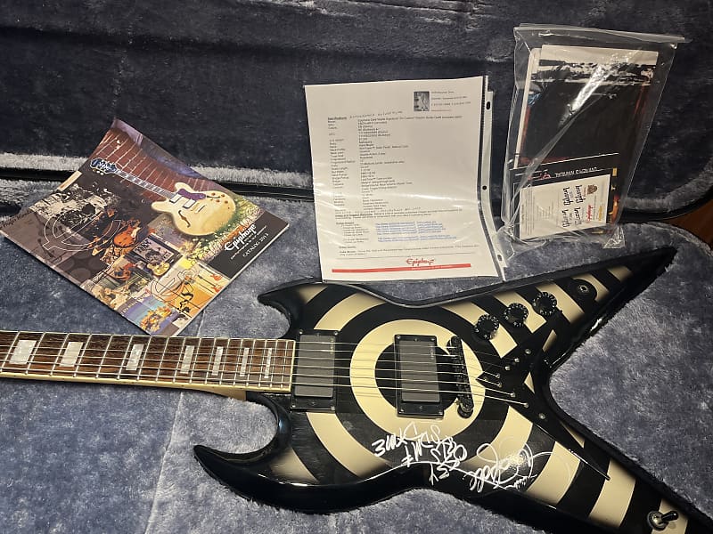 Epiphone Zakk Wylde ZV サイン入り Epiphone Zakk Wylde Signature “ZV” Custom Autographed by