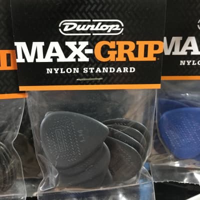 Dunlop 1.14mm Max-Grip Nylon 12 Pick Pack
