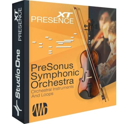 New PreSonus Symphonic Orchestra Add-On for Studio One/Presence XT for MAC/PC (Download/Activation Card) image 1