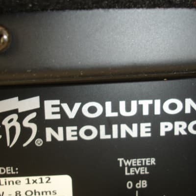 EBS Evolution Neoline Pro 112 1x12 + 2" 300-Watt 8-Ohm Bass Cab image 11