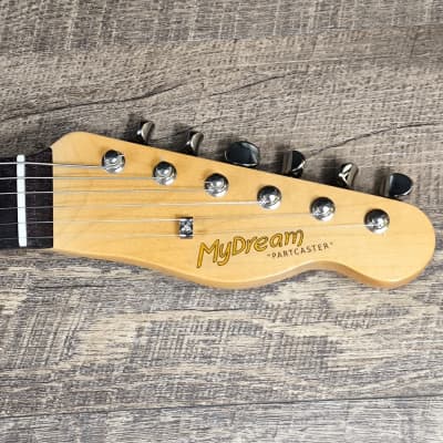 MyDream Partcaster Custom Built - Relic Sonic Blue Bigsby P90 image 4