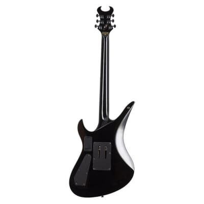 Schecter Synyster Custom-S Synyster Gates Signature Electric Guitar (Gloss Black with Silver Pin Stripes) image 2