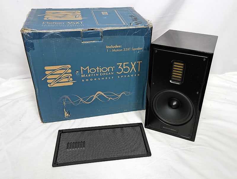 Martin Logan Motion 35XT Bookshelf Speaker Gloss Black Reverb
