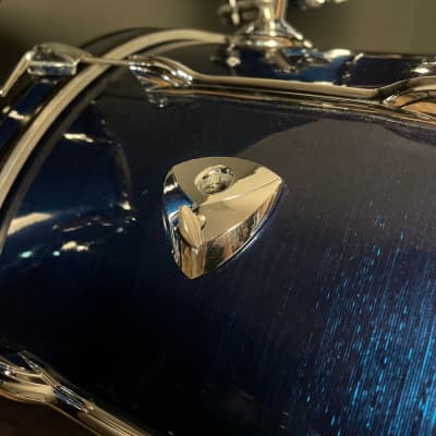 VINTAGE 1960's Premier Drum Set in Blue w/ Steel Olympic by Premier Snare Drum - 14x22, 8x12, 14x14 & 5x14 image 3