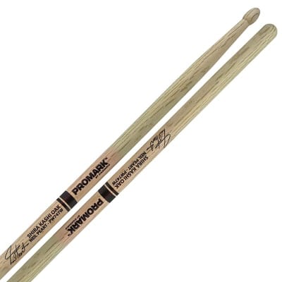 Promark PW747W Signature Series Drumsticks - Neil Peart - Shira Kashi Oak image 1