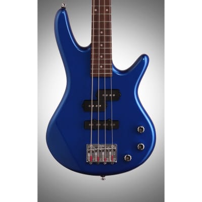 Ibanez GSRM20 Mikro Electric Bass, Starlight Blue image 3