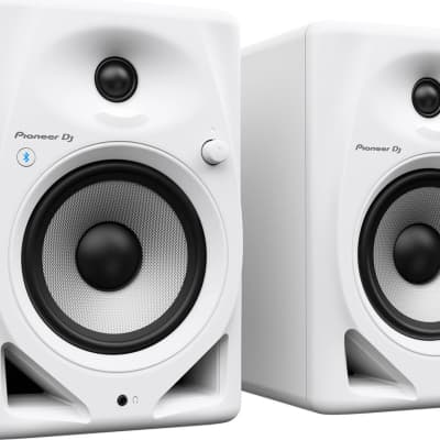 Pioneer DM-50D-BT-W Active 5" Desktop Monitor/DJ Speakers w/ Bluetooth, White image 1