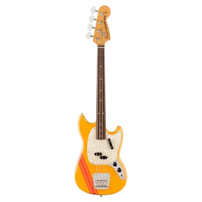 Fender Vintera II '70s Competition Mustang Bass - Competition Orange with Rosewood Fingerboard image 3