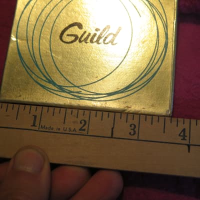 vintage 1960's pack GUILD guitar strings box + 5 strings Westerly RI case candy starfire  x500 image 2