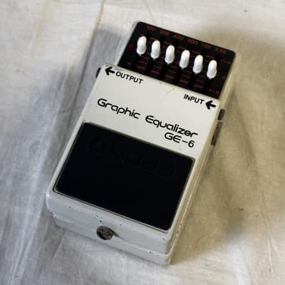 BOSS GE-6 グラフィック イコライザー　made in JAPAN BOSS】GE-6 グラフィックイコライザー ☆クアッドオペアンプ